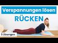 Akute Rückenschmerzen lösen – 5 Übungen für schnelle Hilfe zuhause!