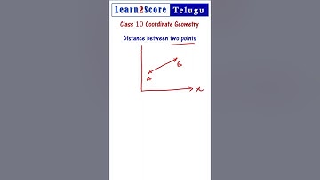 Find Distance between Two Points in Telugu | Class 10 Coordinate Geometry Made Easy #shorts
