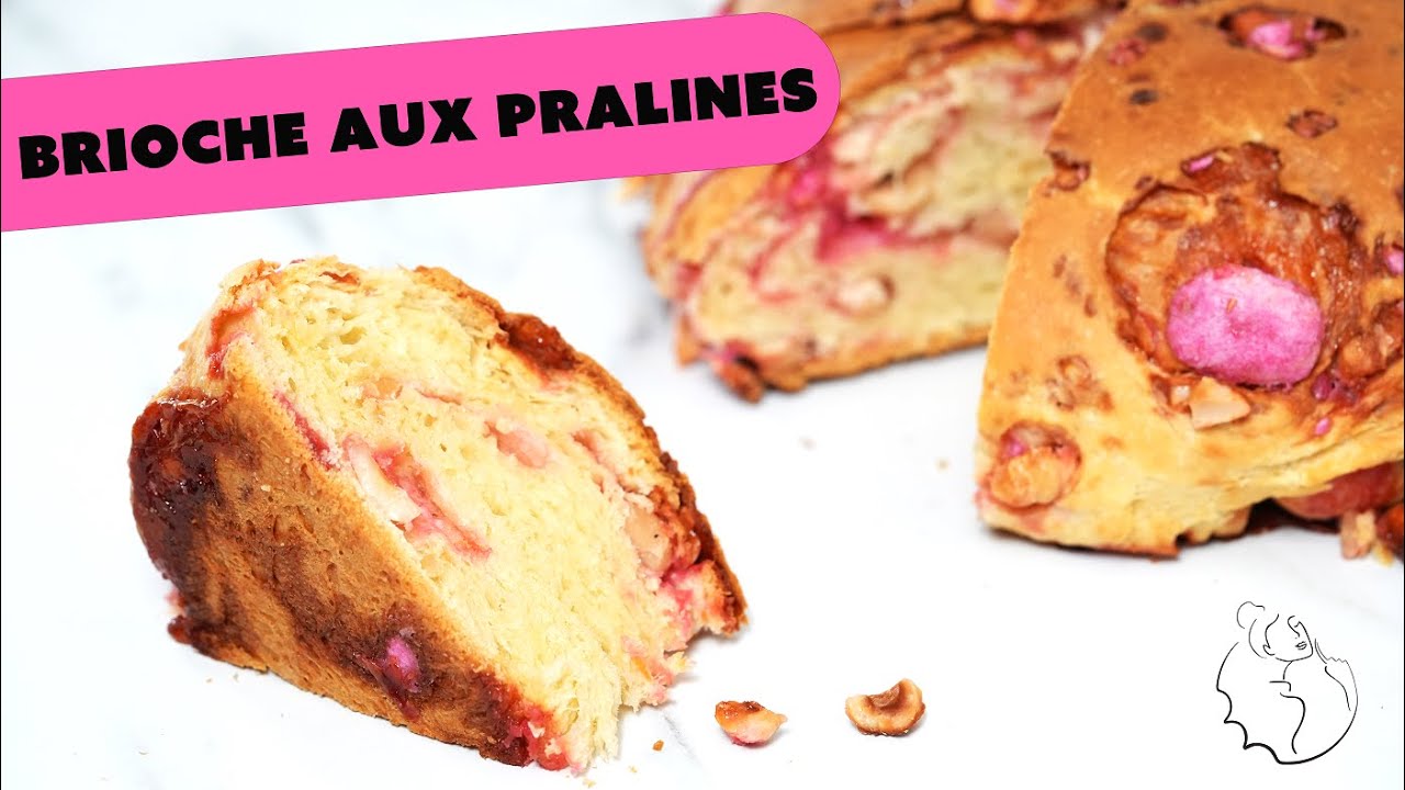 Recette Brioche aux pralines roses sur Chefclub daily