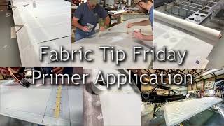 Fabric Tip Friday 06 - Applying Primer