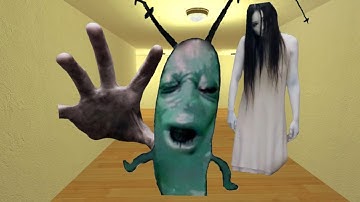 Plankton Aughh, Scary Hand And Kayako Saeki Nextbot Gmod