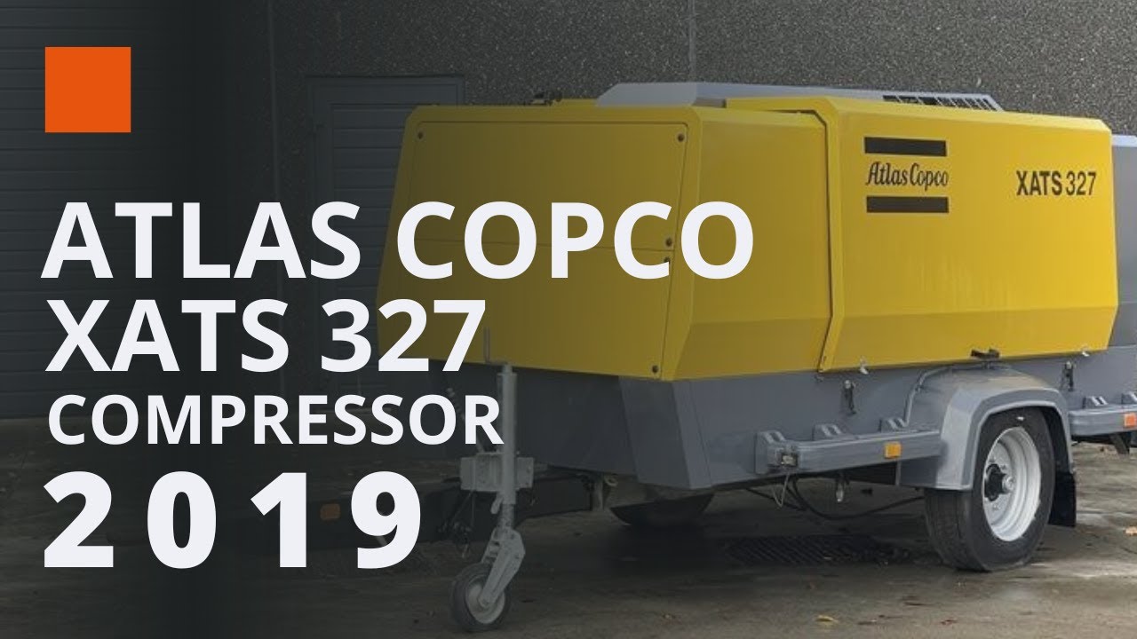 Used Atlas Copco XATS 327 MD Mobile Compressor for Sale – 2019 with 3002 Hours │ REF P25090902