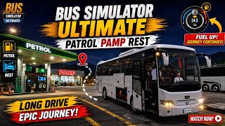 Bus Simulator ultimate 🚌  Game play Zuck  Long Drive and Patrol pump Rest ,,,WZSpider"05 screenshot 5
