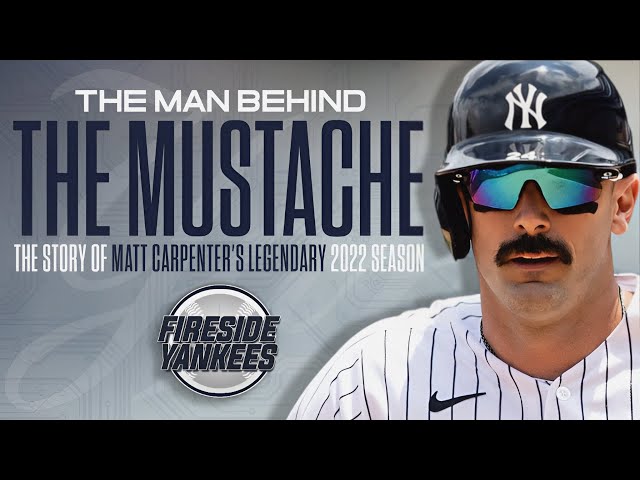 Yankees Matt Carpenter rocks new lucky mustache