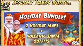 Temple Run 2 Holiday Havoc  Experience a Holiday like no other in our  biggest update of the year! Holiday Havoc is upon us and Santa and Mrs.  Claus need your help!