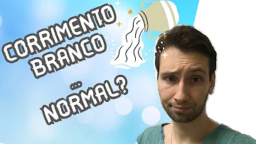 É normal corrimento branco no final da gestação?