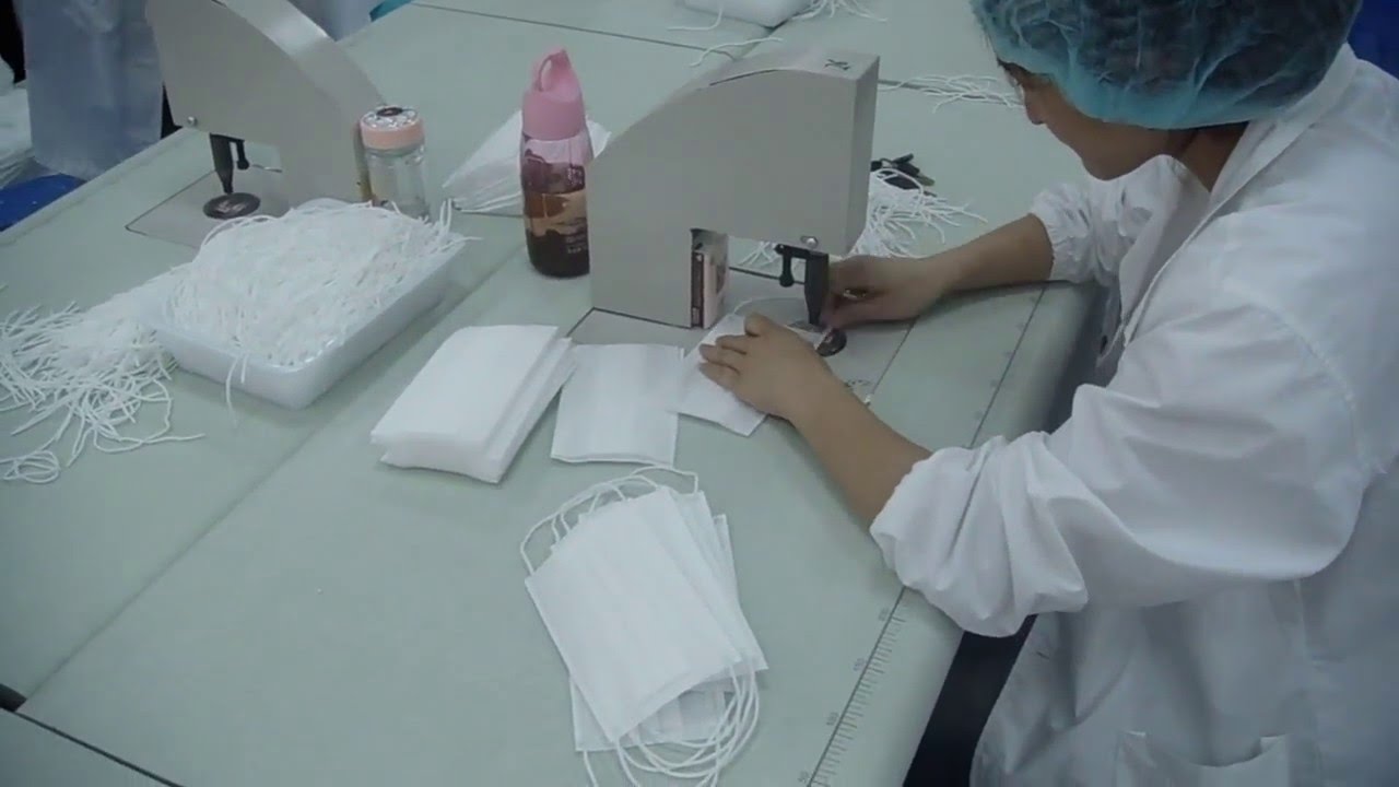 KHS SEMI AUTO NON WOVEN MASK EAR LOOP WELDING MACHINE