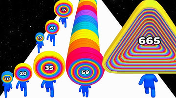 Layer Man (vs) Layer Runner - ASMR Satisfying (NOOB vs PRO vs HACKER) New Update