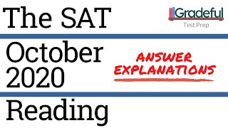 SAT October 2020 QAS Reading Section 1 Answer - SAT Prep