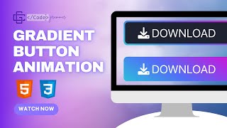 Gradient Button Animation | HTML & CSS Only