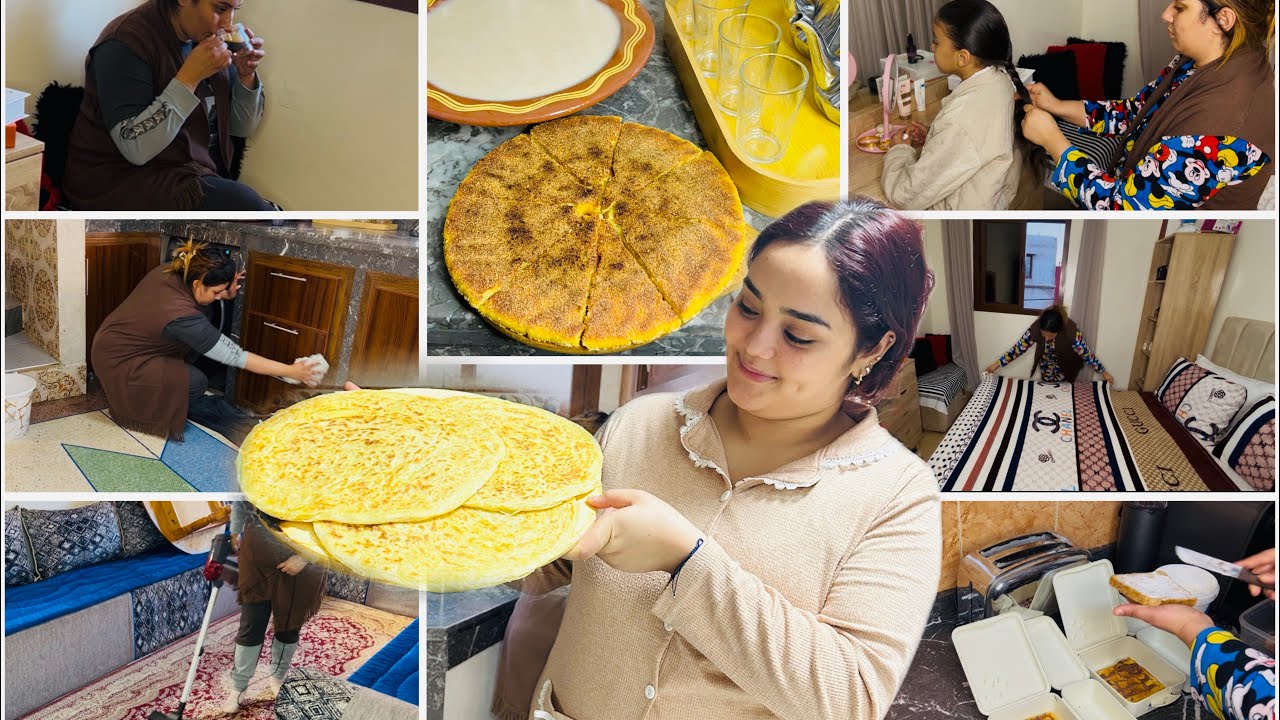 روتين صباحي متول👌مع وليداتي مرات اللوس خطيرة⁉️خلاتني غارقة في روينة🙆🏻صدماتني في هادشي لدارت😱