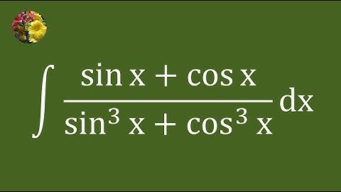 2nd method to evaluate the indefinite integral using tangent half-angle substitution (Mis-3239A)