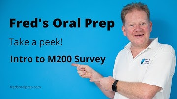Online Master 200 oral prep course, sample content "Introduction to M200 Survey requirements"