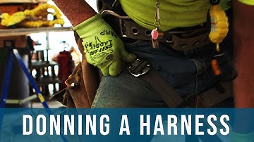 How to Put on a Fall Protection Harness | Safety, Hazards, Training, Oregon OSHA