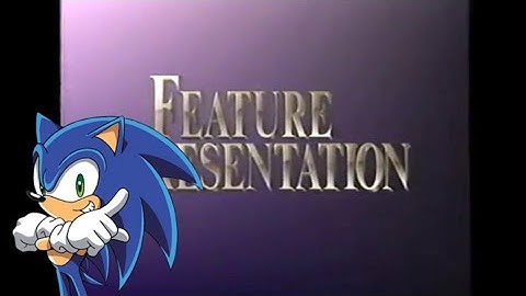 Sonic narrates the Paramount Feature Presentation intro.