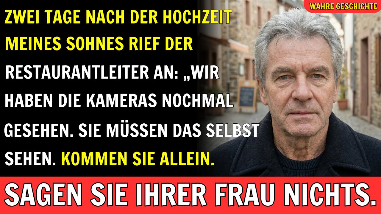 WAHRE GESCHICHTE: Der Anruf nach der Hochzeit: „Kommen Sie allein. Sagen Sie Ihrer Frau nichts...