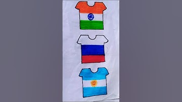 🇮🇳3 countries flags drawing 😍 #art #viralvideo #shorts #drawing #indianflag