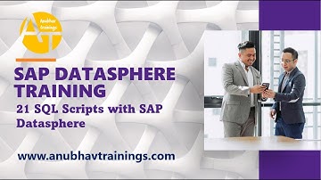 21 SQL Scripts with SAP Datasphere