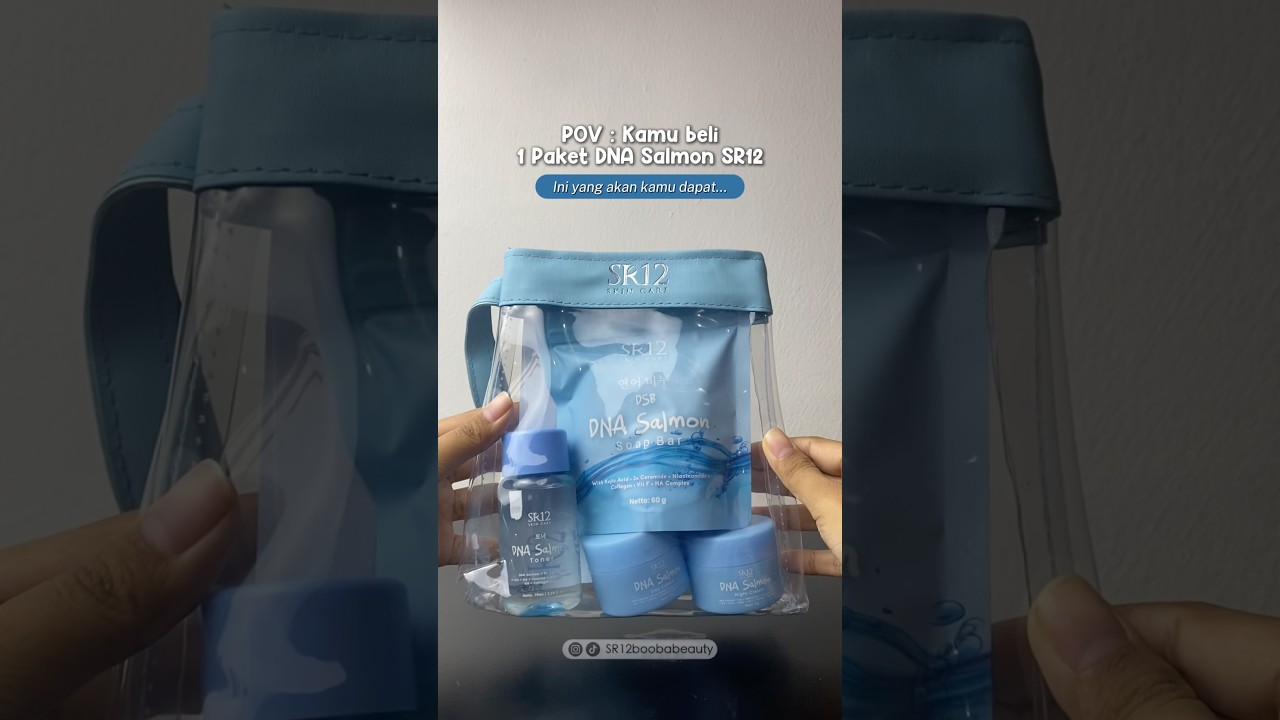 POV : Kalo Kamu Beli DNA Salmon SR12 Ini Yang Kamu Dapet‼️ #shortvideo #skincare #dnasalmon #sr12