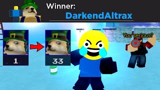Joining Late and Winning in Arsenal (Roblox Gameplay)