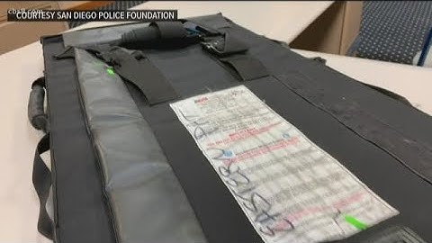 Police shields that save officer lives donated by the San Diego Police Foundation