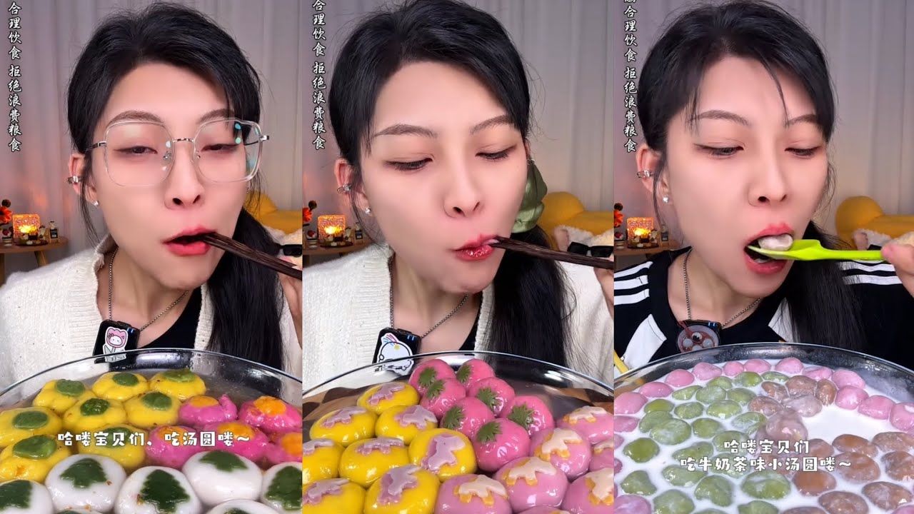 ASMR Mukbang Mini Desserts | Soft Sweet Bites Eating Sounds