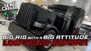 This truck is gonna be Wild  Blackout Peterbilt 389