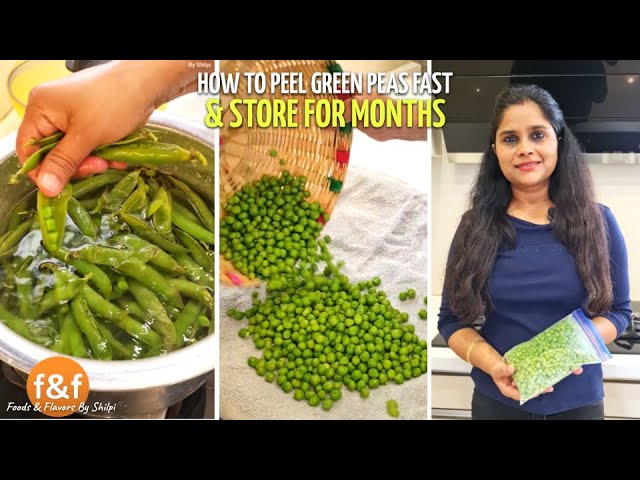 मटर छीलने की इस trick से 5kg से 10kg मटर भी छिल जाएगी मिनिटों में How to peel green peas in minutes | Foods and Flavors