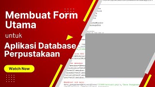 Membangun Aplikasi Database Perpustakaan Menggunakan Python GUI & MySQL | Membuat Form Utama