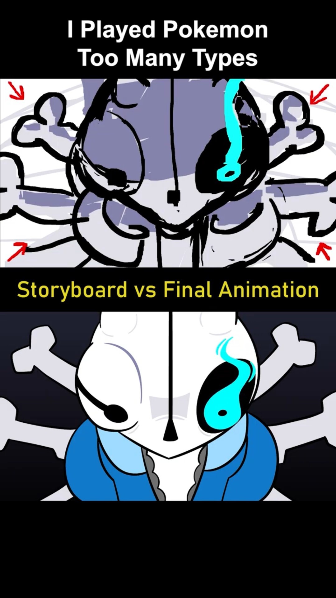 Storyboard vs Animation: Pokemon Too Many Types (shot 33)