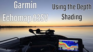 Garmin Echomap Depth Shading