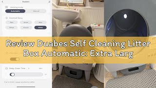 Review Duabes Self Cleaning Litter Box Automatic: Extra Large Self-Cleaning for Multiple Cats - APP-