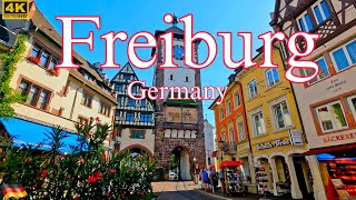 Walking in Freiburg, Germany/Freiburg-Cit y 4K Walking Tour /Freiburg im Breisgau Walking 2023|