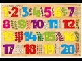 Английский детям. Числительные  от 1 до 20 на английском языке. Learn #numbers from 1 to 20