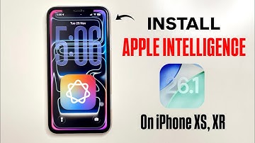 How to Install iOS 26.1 Apple Intelligence Update on iPhone XR, XS