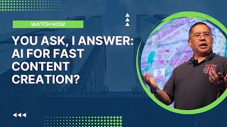 You Ask, I Answer: AI for Fast Content Creation?