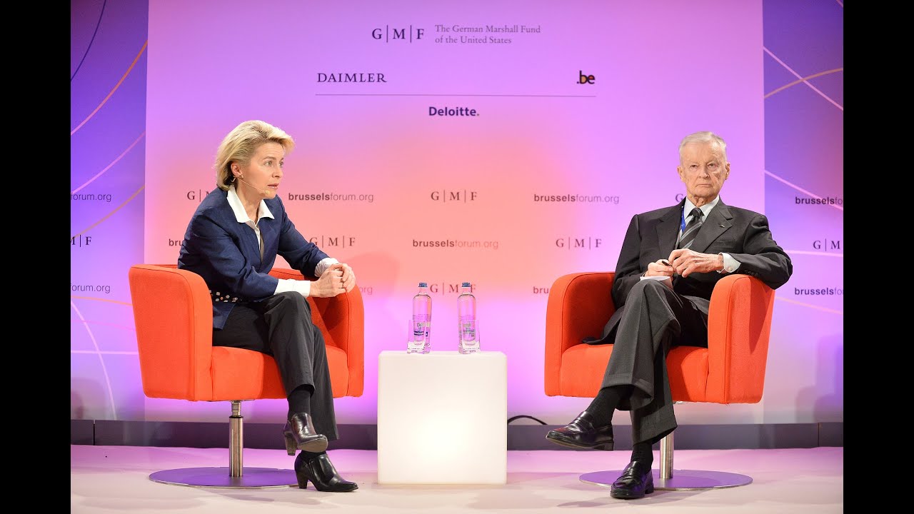 Brussels Forum 2015: Welcome \u0026 Conversation with Ursula von der Leyen and Zbigniew Brzezinski
