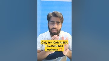 ICAR AIEEA PG/ASRB NET ASPIRANTS | By Krashna sir #icarjrf#agronomy#net