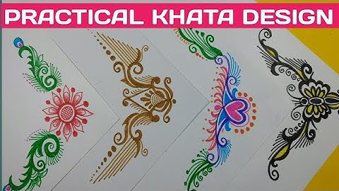 Border and corner design for student