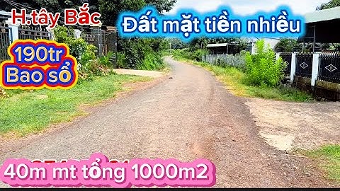 (Đã bán)Đất sào mặt tiền nhiều,phù hợp cho a c về mua làm của đầu tu,giá chỉ 190tr sở hữu 40m mt to 