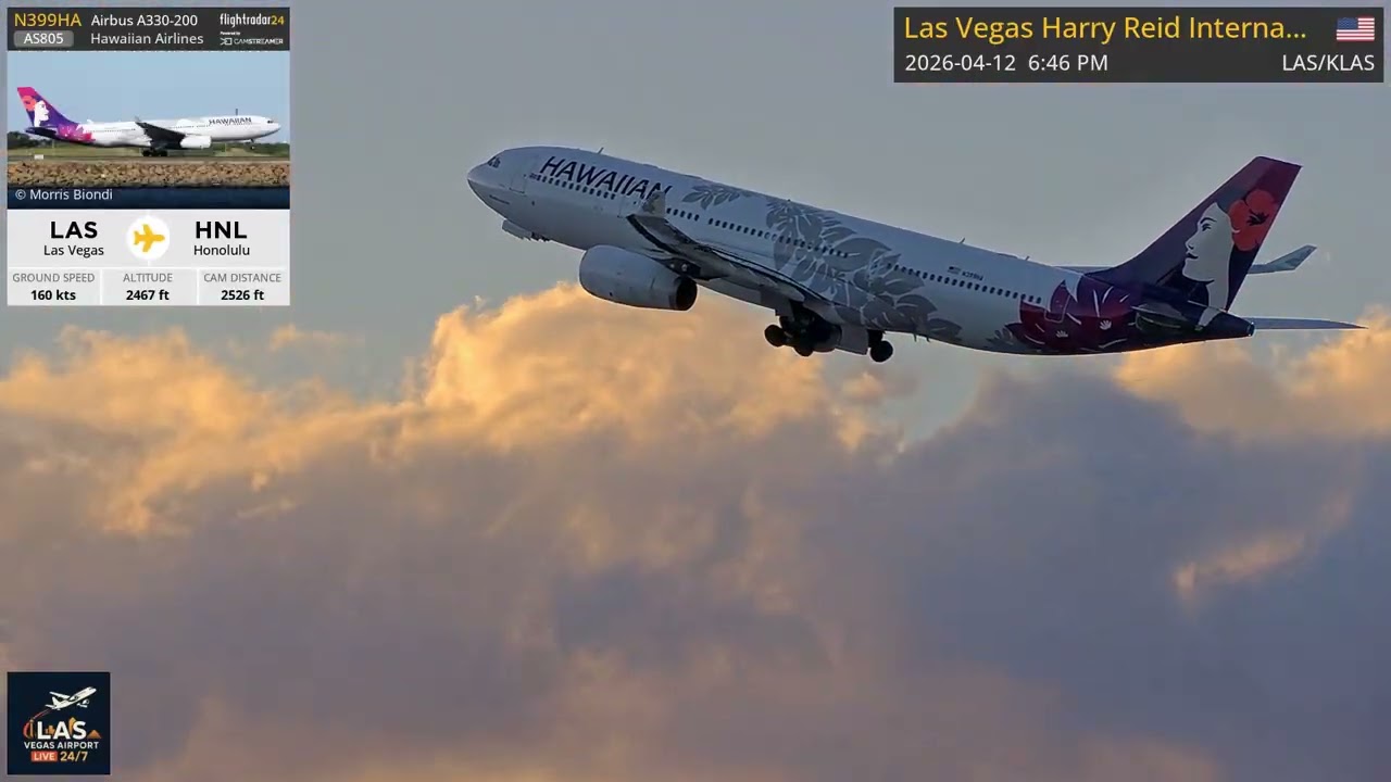 Beautiful Hawaiian Airlines A330-200, N399HA 