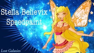 Winx club Stella Believix Speedpaint