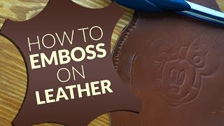 How to emboss on leather ( easy way) screenshot 3