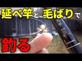 【渓流釣り】誰でも釣れる！延べ竿と毛ばりを使ったテンカラ釣り