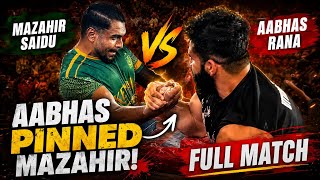 OMG!!! Aabhas Rana "PINNED" Mazahir Saidu - 100 Kgs Senior Men