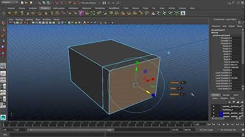How to use the Maya extrude tool