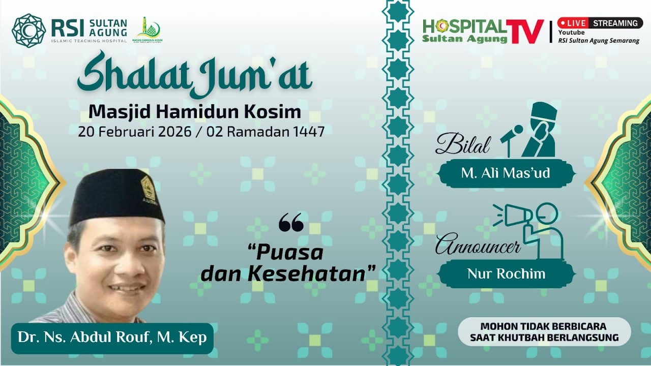 Live Shalat Jum'at | 20 Februari 2026