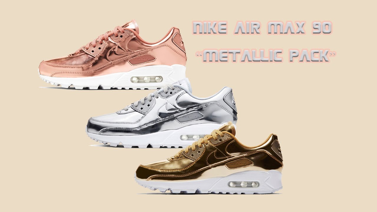 Nike Air Max 90 “Metallic Pack”
