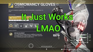 Unlimited Vortex Grenades With Osmiomancy Gloves - Destiny 2
