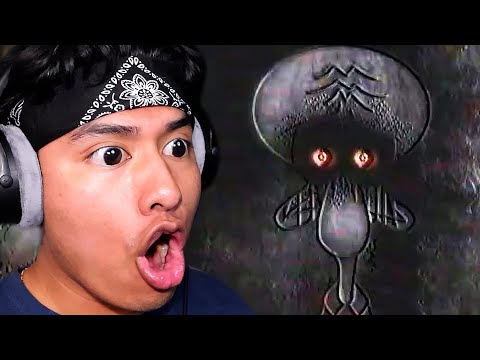SQUIDWARD LOOKS AT THE RED MIST!!! | 3 Analog Horror Videos